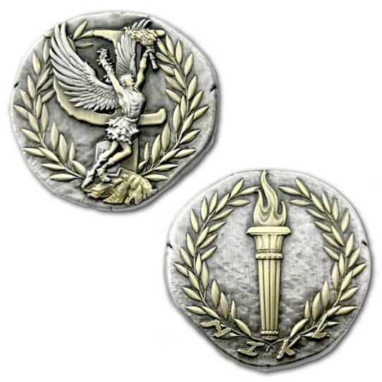 Nike Greek Goddess of Victory, Symbolizing Triumph in War, Athletics, and All Contests Ancient Collectible Coin