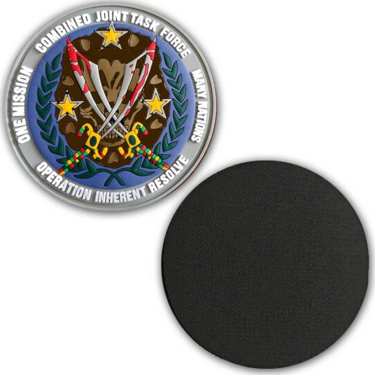 Operation Inherent Resolve OIR Navy Veteran Morale 3.5" PVC Patch