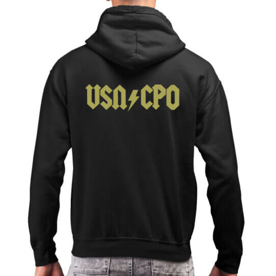 USN-CPO Chief Petty Officers US Navy Veteran Custom Hoodie