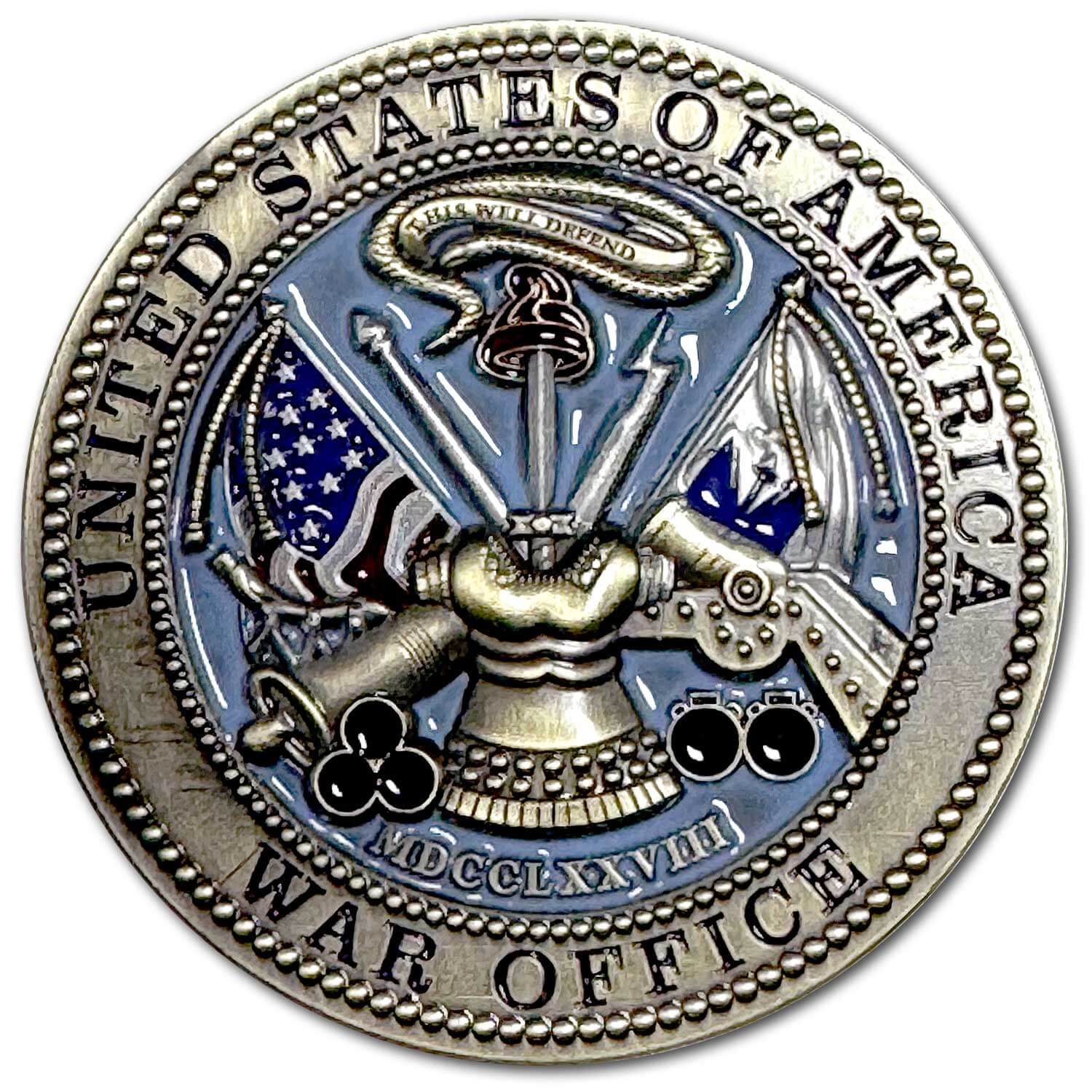 Department of War Classic and 2025 Veteran Flip Collectible Challenge Coin