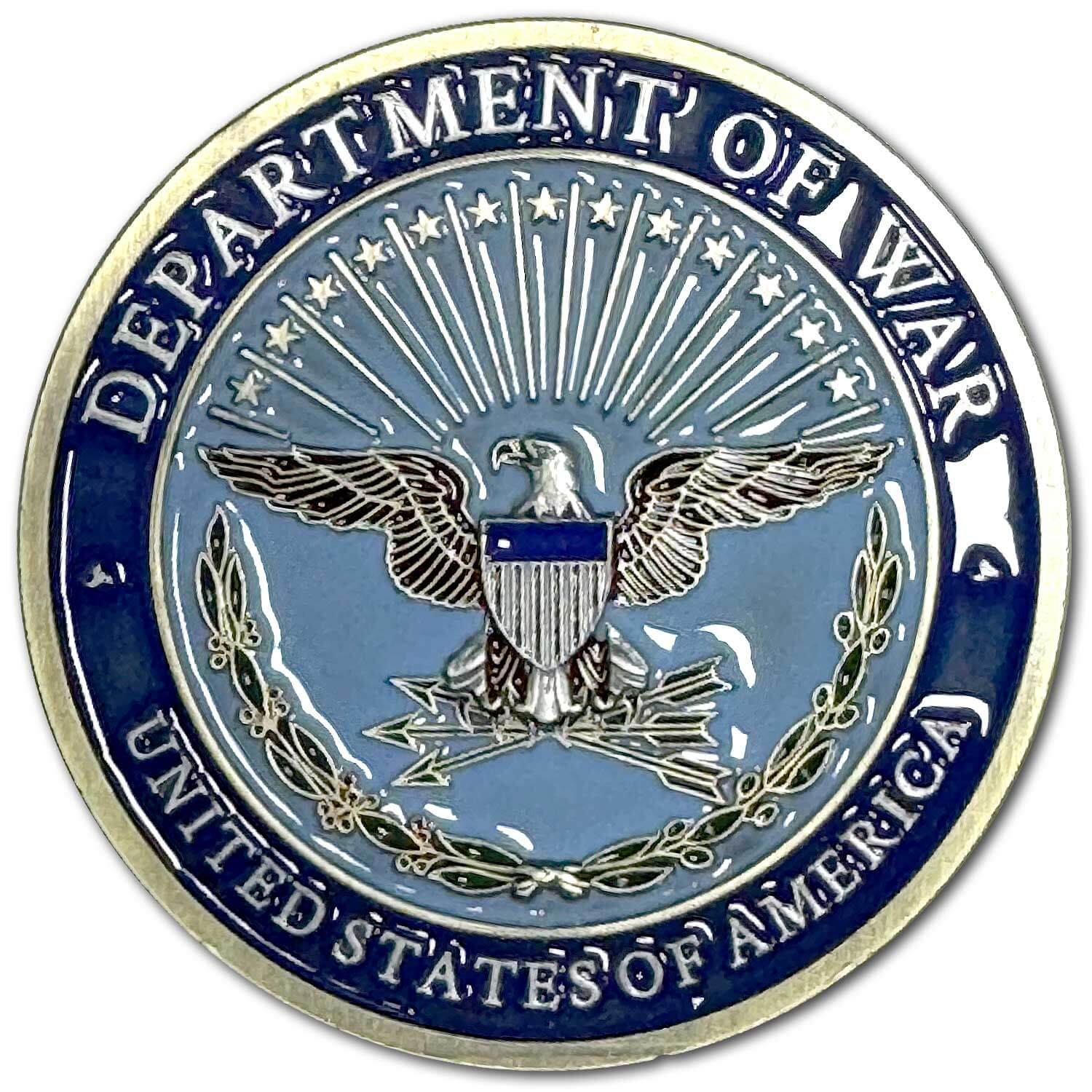 Department of War Classic and 2025 Veteran Flip Collectible Challenge Coin