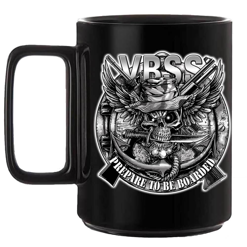 VBSS Visit Board Search Seizure Navy Veteran 15oz Black or White Coffee Mug