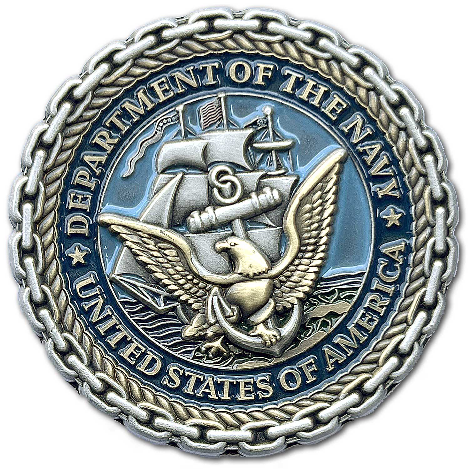 Virginia Class Fast Attack Nuclear Submarine US Navy Collectible Challenge Coin