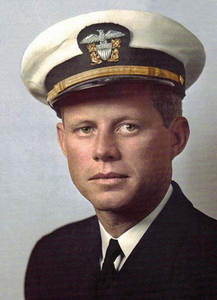 US Navy veteran JFK
