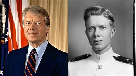 US Navy veteran Jimmy Carter