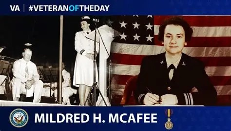 Women of the US Navy Mildred MacAfee