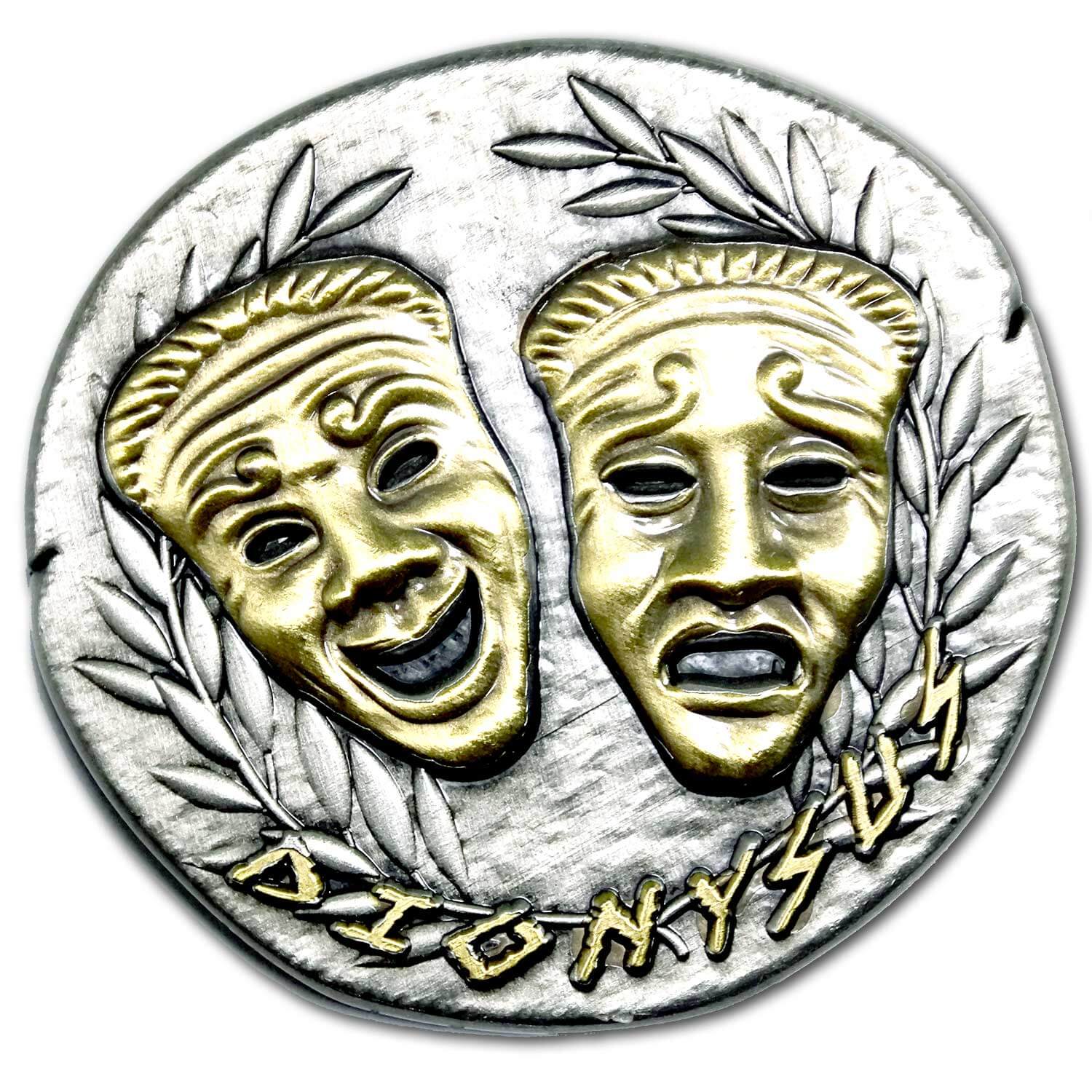 Dionysus Greek god of Wine, winemaking, Orchards, Vegetation, Festivity, Theater, and Religious ecstasy Ancient Collectible Coin